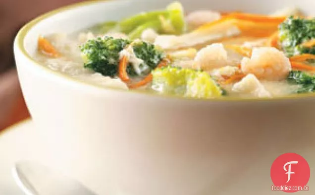 Sopa De Ovos De Camarão