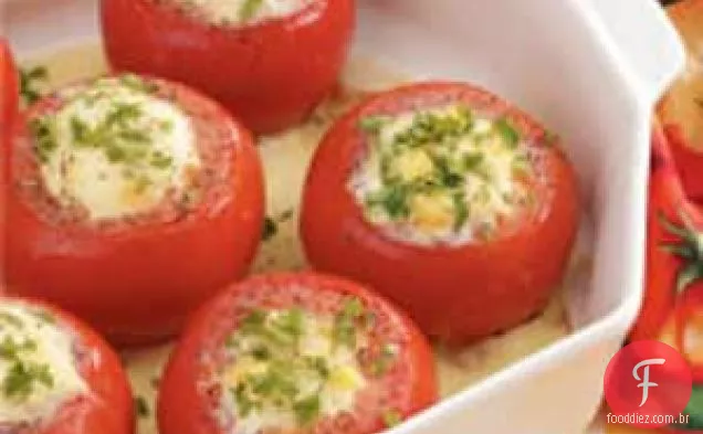 Pudim De Milho Tomates Recheados