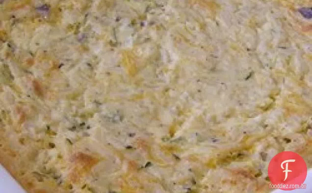 Arroz De Abobrinha Com Queijo Assado