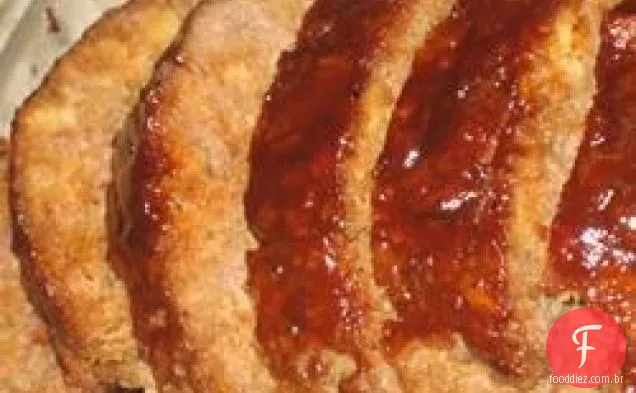 Bolo de carne com cebola frita e Tempero De Rancho