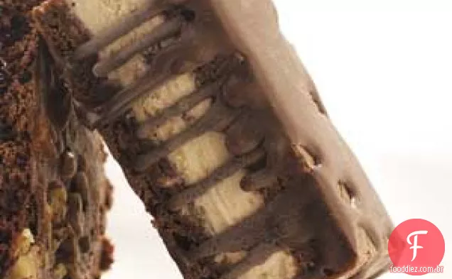 Sandes De Gelado Com Barra De Chocolate