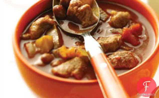 Chunky Chipotle Pork Chili