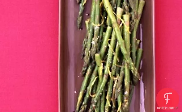 Espargos Com Manteiga De Limão