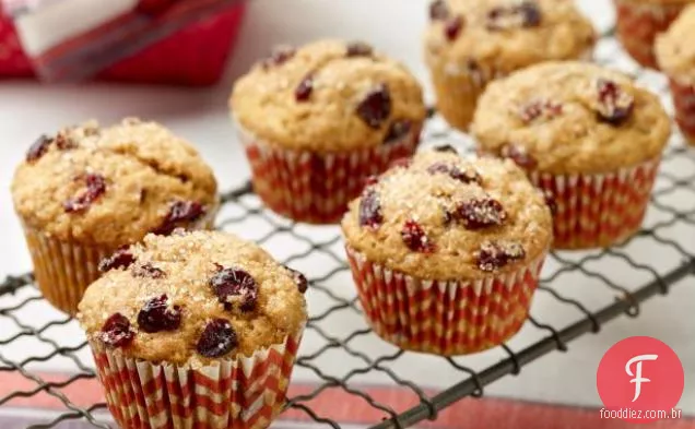 Muffins De Abóbora Com Especiarias E Amora