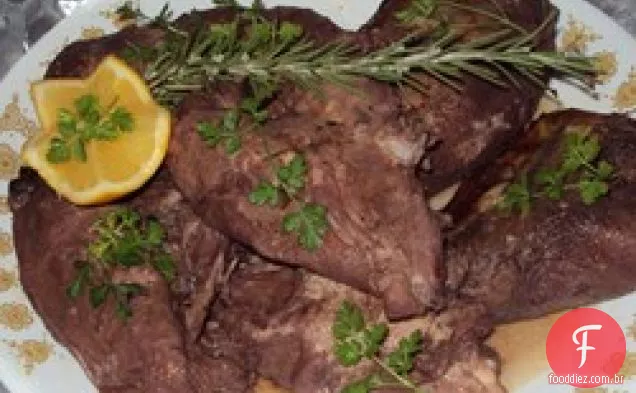 Coq Au Vin Fogão Lento Estilo