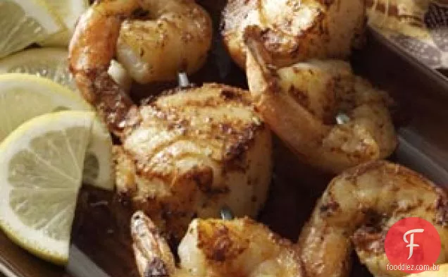 Espetos Spicy Shrimp ' n ' Scallop