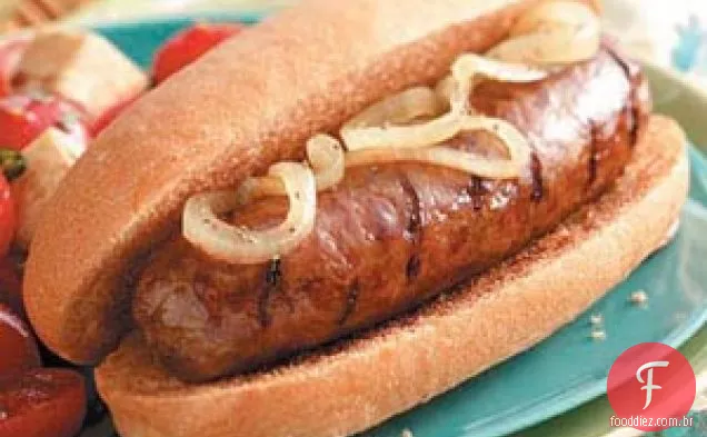 Bratwurst Temperado Grelhado