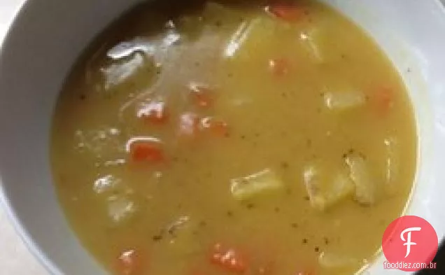 Sopa De Ervilha Ao Estilo Da Terra Nova