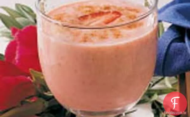 Smoothie De Pêssego E Morango