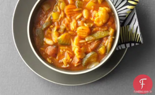 Sopa Orzo De Legumes