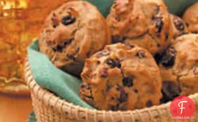 Muffins De Centeio Com Passas