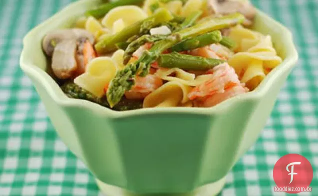 Camarão e aspargos (de Allrecipes.com)