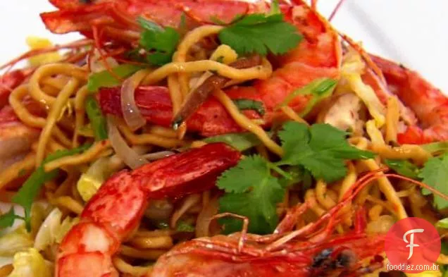 Camarão Verde Lo Mein