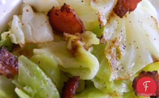 Repolho Irlandês frito com Bacon