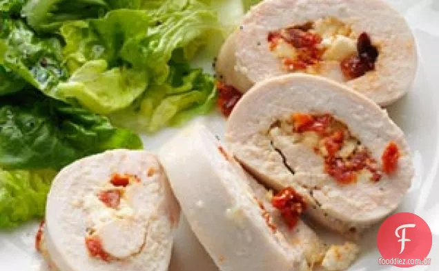 Peitos De Frango Recheados Mediterrânicos
