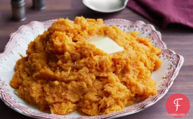 Purê de batata-doce com Essência De Laranja