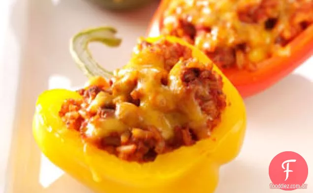 Cheeseburger Pepper Cups