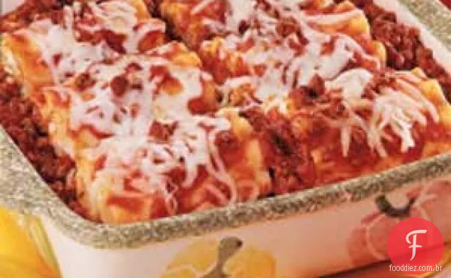 Lasanha Roll Ups
