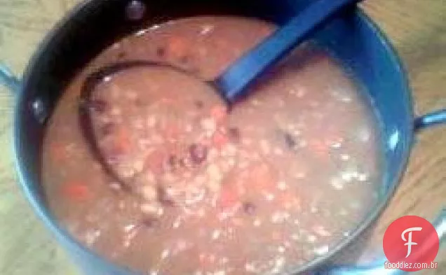 Sopa De Feijão Saudável