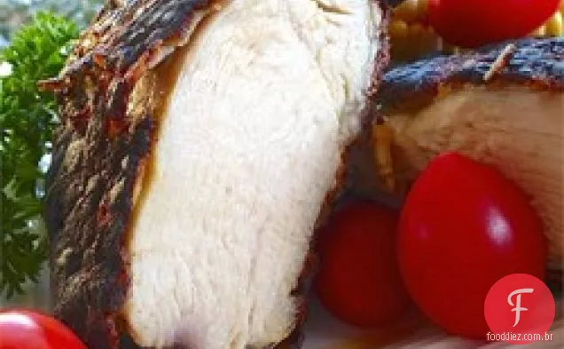 Peitos De Frango Fritos Salgados Com Mel