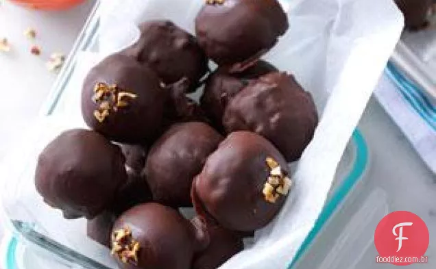 Bombons De Gelado De Mocha-Pecã