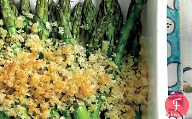 Espargos Com Pão Ralado E Parmesão