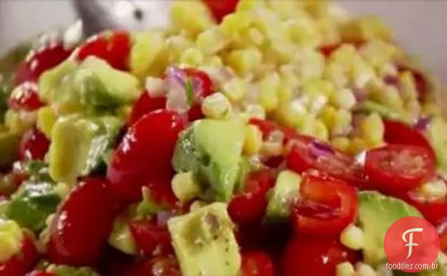 Salada de milho e abacate