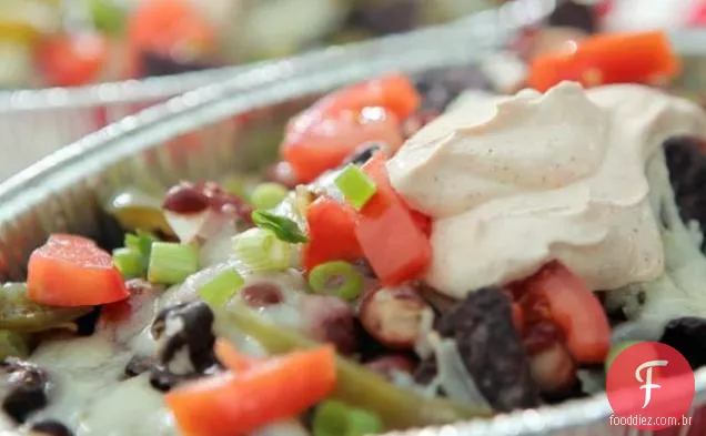 Nachos de milho azul com pimenta Jack Cheese