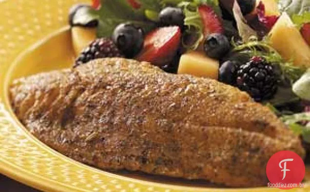 Pargo Vermelho Com Crosta De Ervas
