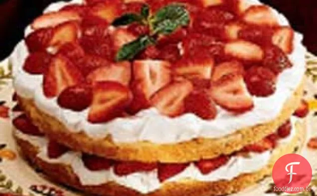 Bolo De Morango Sensacional