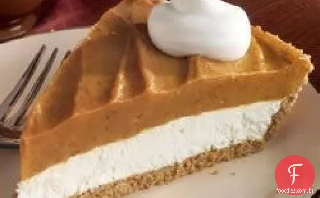 Torta De Abóbora De Camada Dupla