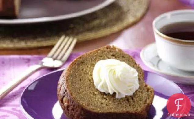 Bolo De Batata-doce com cobertura de Marshmallow