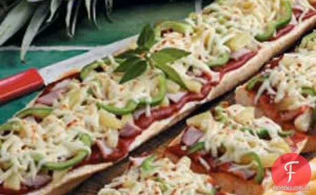 Canadian Bacon Pizza Loaf