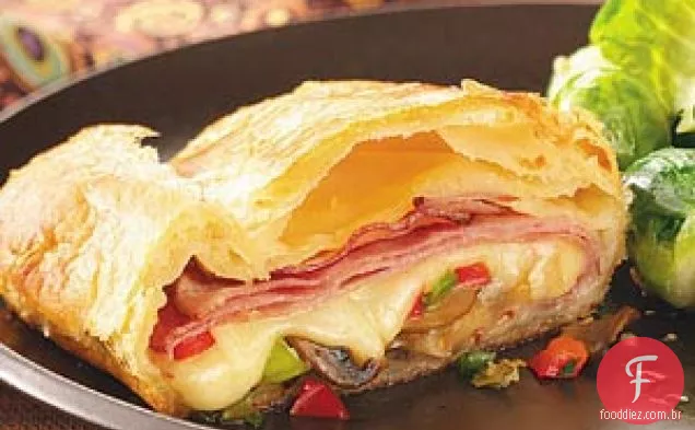 Fatias Quentes De Presunto E Queijo