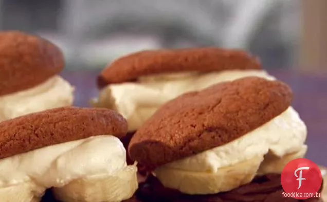 Sanduíches de manteiga de amendoim, Chocolate e banana