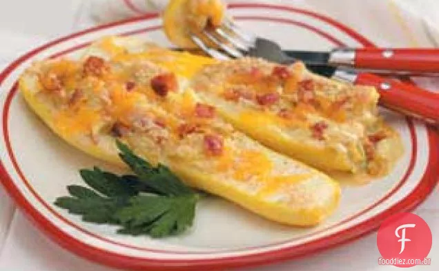 Abóbora Recheada Com Bacon E Pimenta