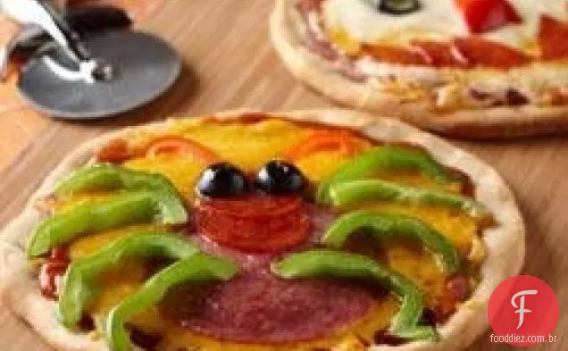 Mini Pizzas Assustadoras