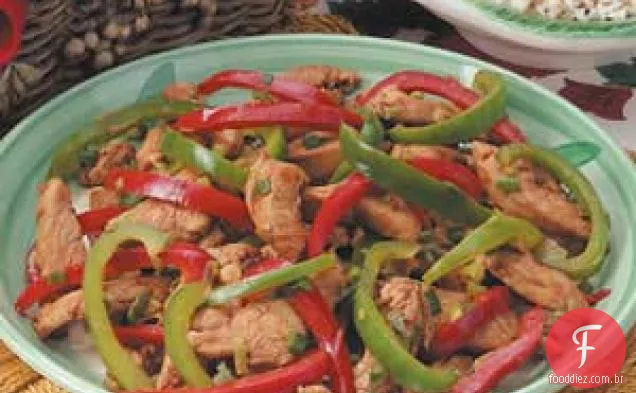 Salteados De Frango Com Gengibre
