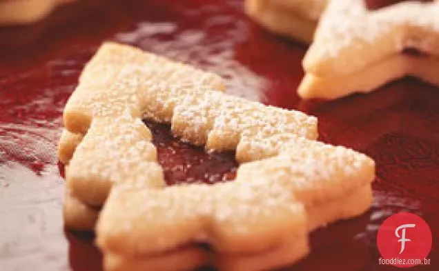 Biscoitos Sanduíche De Framboesa