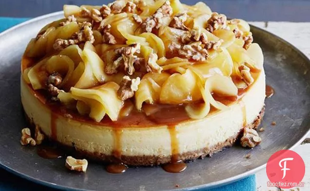 Cheesecake De Maçã E Caramelo