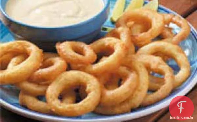 Anéis De Cebola Fritos