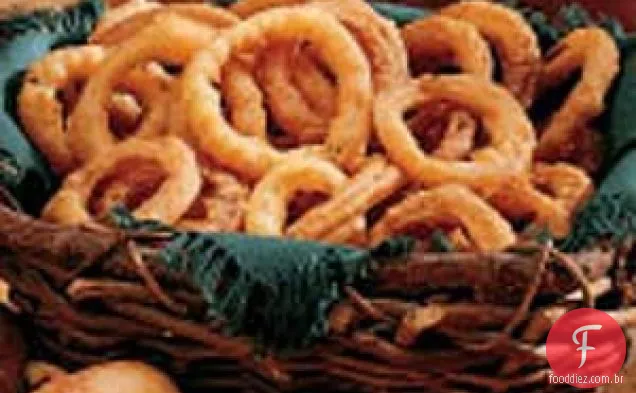 Anéis De Cebola Fritos
