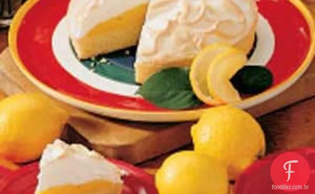Bolo De Merengue Rico Em Limão