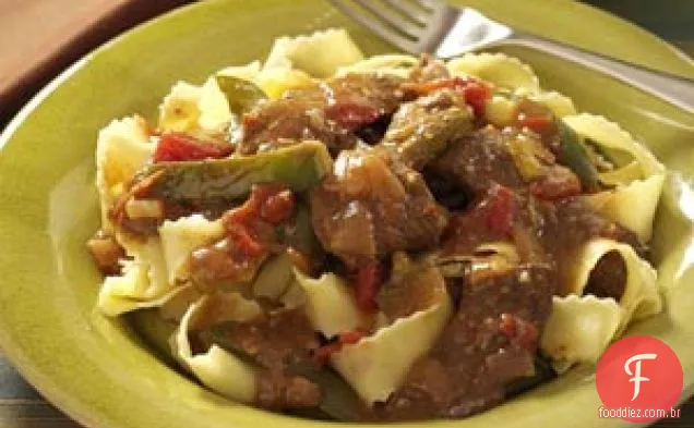 Bife De Pimenta Cozido Lentamente