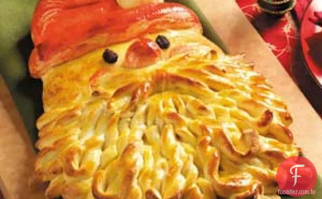 Golden Santa Bread