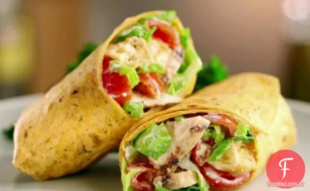 Frango Grelhado Caesar Wrap