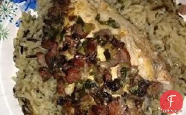 Peitos De Frango Recheados Em Crioulo