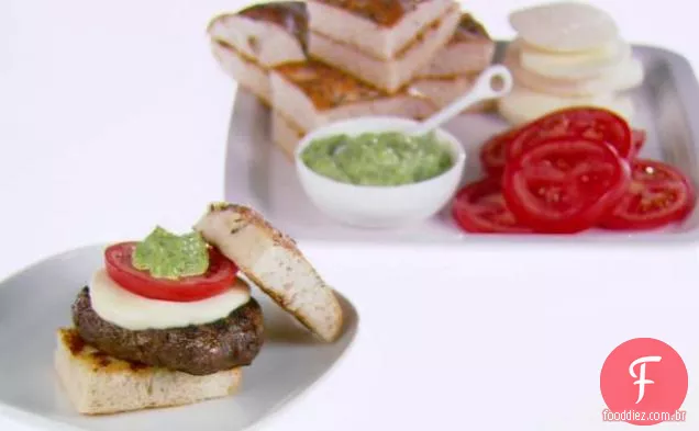 Hambúrgueres Caprese