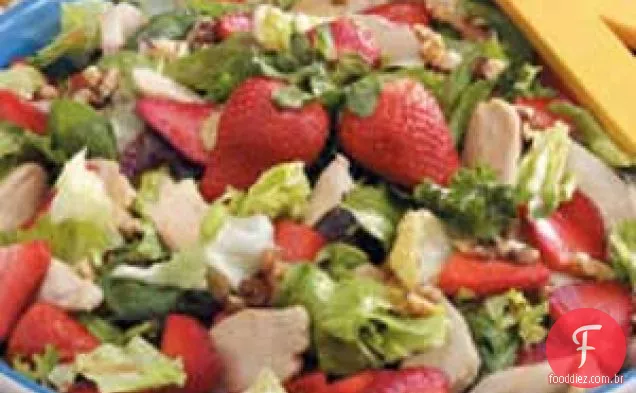 Salada De Frango Com Morango