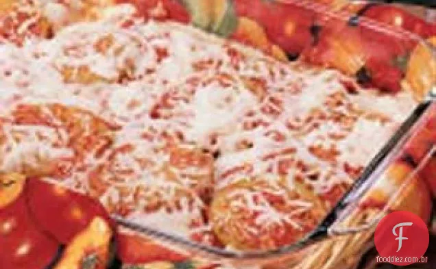 Lasanha De Tomate Verde Frito